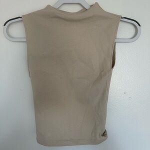 Zara High-Neck Sleeveless Top